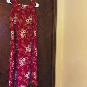 Paisley and Floral Midi Dress